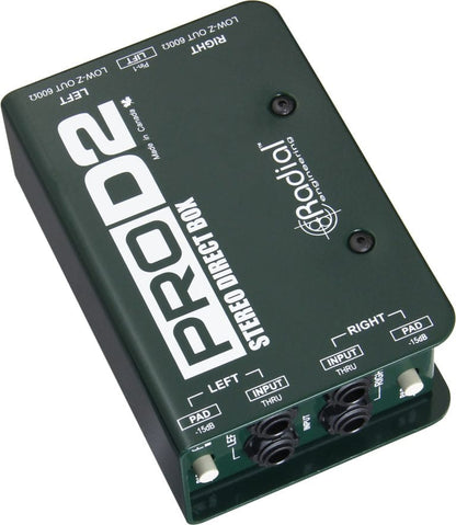 Radial Engineering ProD2 Stereo Passive Direct Box