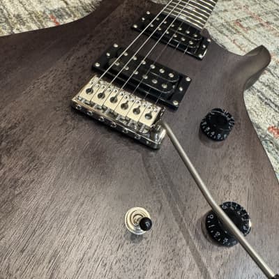 Paul Reed Smith SE CE24 Standard Satin Stoptail w/ Gig Bag - Charcoal