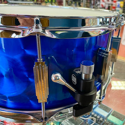WFLIII Drums 1909 6.5"x14" Aluminum - B3 Blue Turned