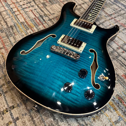Used PRS SE Hollowbody II Piezo - Peacock Blue