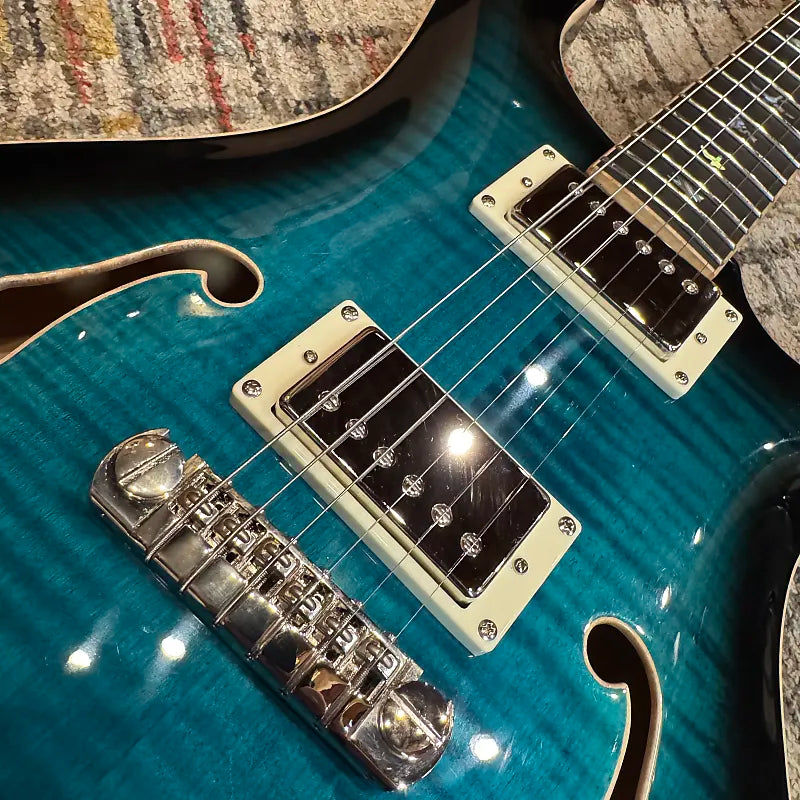 Used PRS SE Hollowbody II Piezo - Peacock Blue