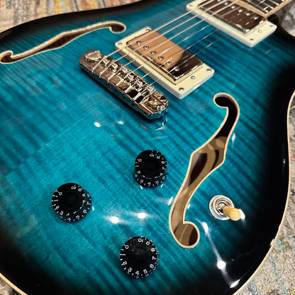 Used PRS SE Hollowbody II Piezo - Peacock Blue