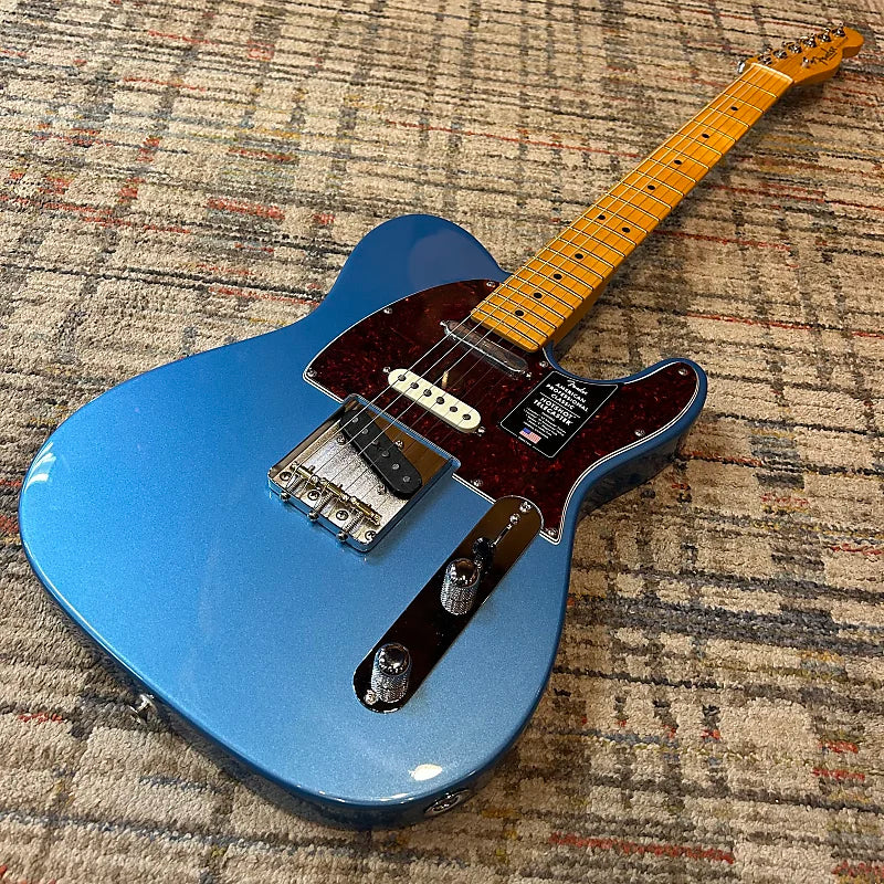 Fender American Professional Classic Hotshot Telecaster w/ Gig Bag - Faded Lake Placid Blue