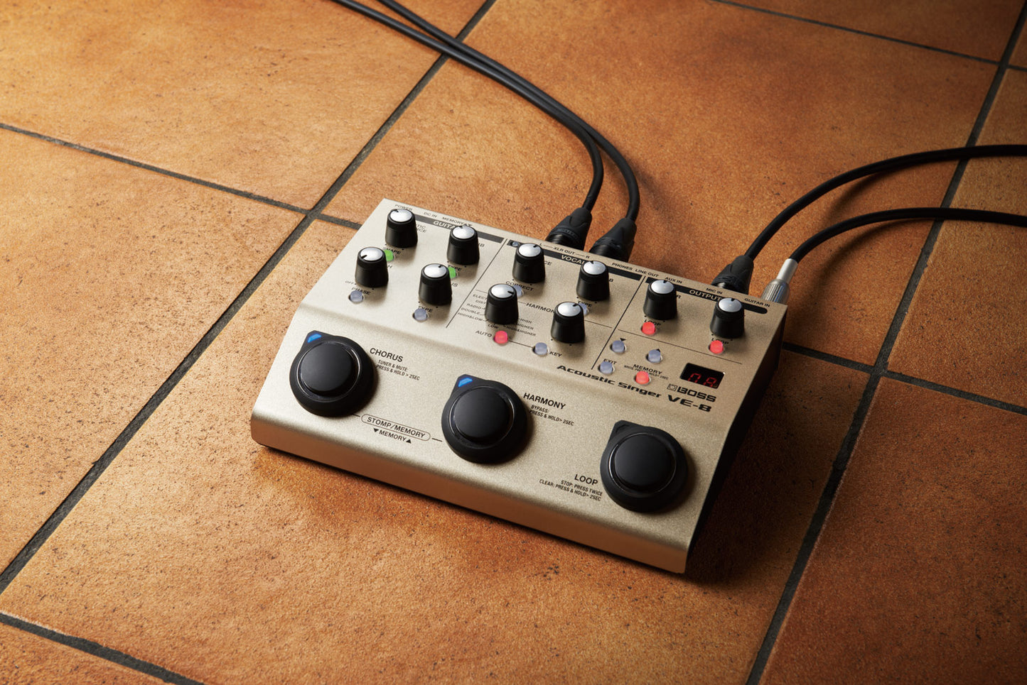 BOSS VE-8 Acoustic Singer Multi-Effects Pedal