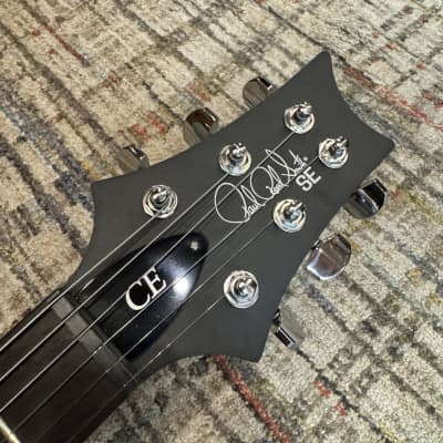 Paul Reed Smith SE CE24 Standard Satin Stoptail w/ Gig Bag - Charcoal