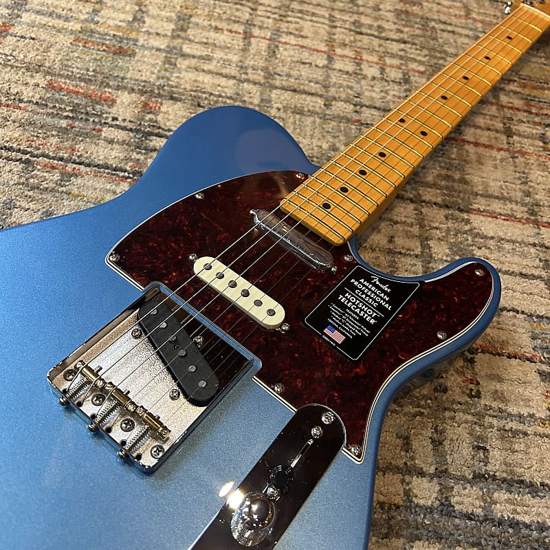 Fender American Professional Classic Hotshot Telecaster w/ Gig Bag - Faded Lake Placid Blue