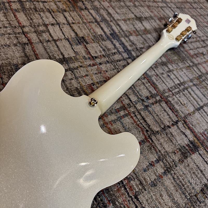 Used Epiphone Riviera Custom P93 Royale - Pearl White